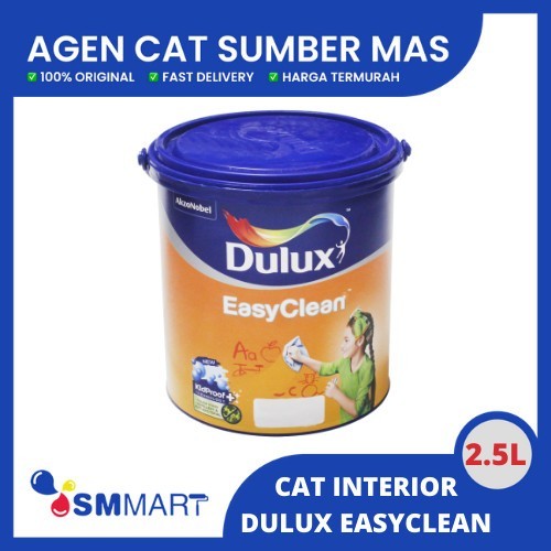 Jual Cat Tembok Interior Dulux Easy Clean Anti Virus Tinting Bisa Request Warna 25 Liter 9437