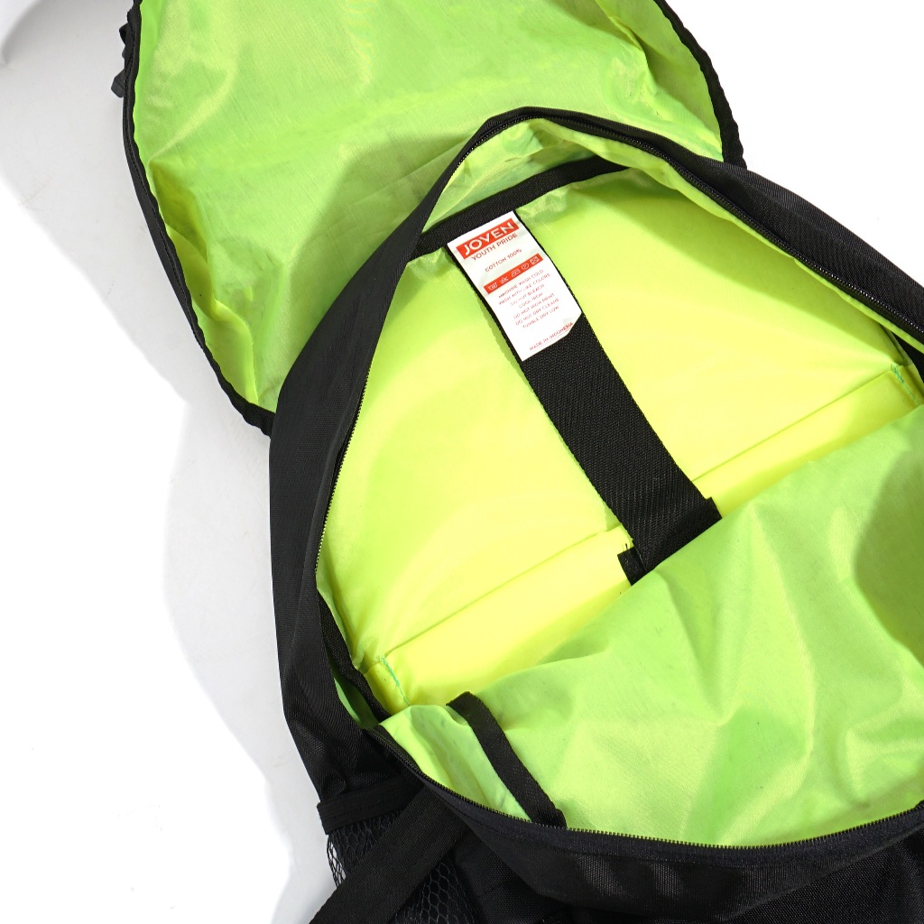 Jual Joven Backpack Allowin - Tas Ransel Hitam Bahan Nilon Premium ...