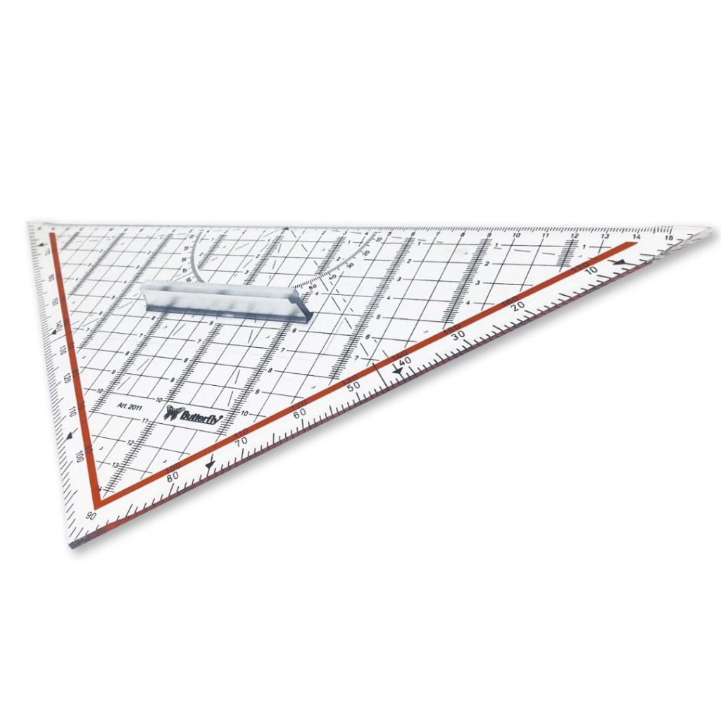 Jual Penggaris Segitiga Butterfly BT-2011 – (Scala Ruler) | Shopee ...