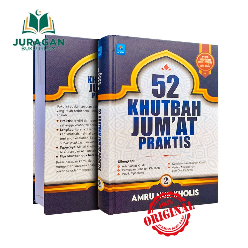 Jual ORIGINAL BUKU 52 Khutbah Jumat Praktis Jilid 2 - Pustaka Arafah ...