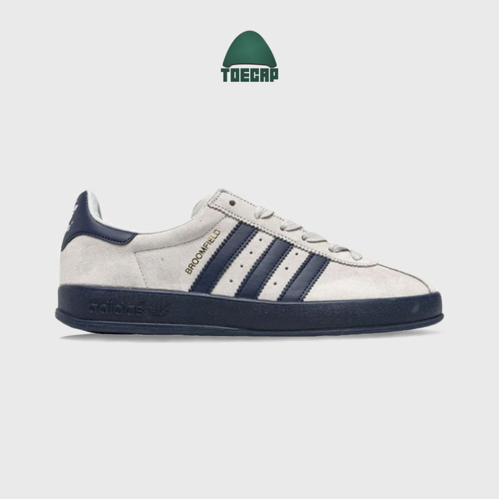 Jual adidas Originals Broomfield Grey Navy Shopee Indonesia