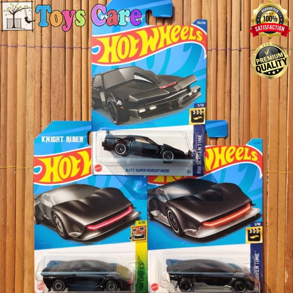 Jual Hotwheels Knight Rider Hw Kitt Super Pursuit Mode Concept Hitam Silver Hitam