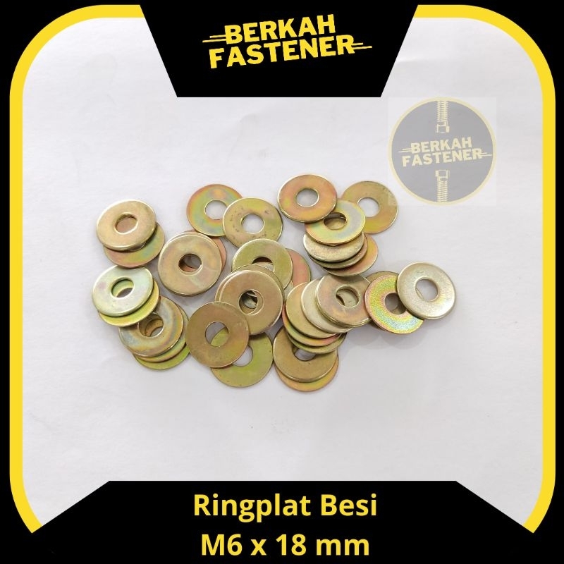 Jual Ringplat Besi M6 x 18 mm | Shopee Indonesia