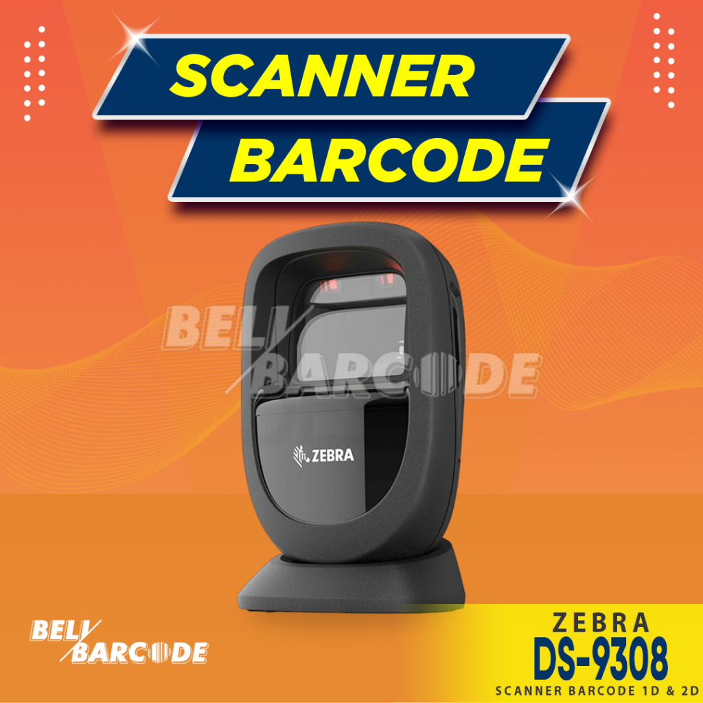 Jual Scanner Barcode Zebra DS 9308 Scan 2D QR Code DS9308 Serial Auto Sense Shopee Indonesia
