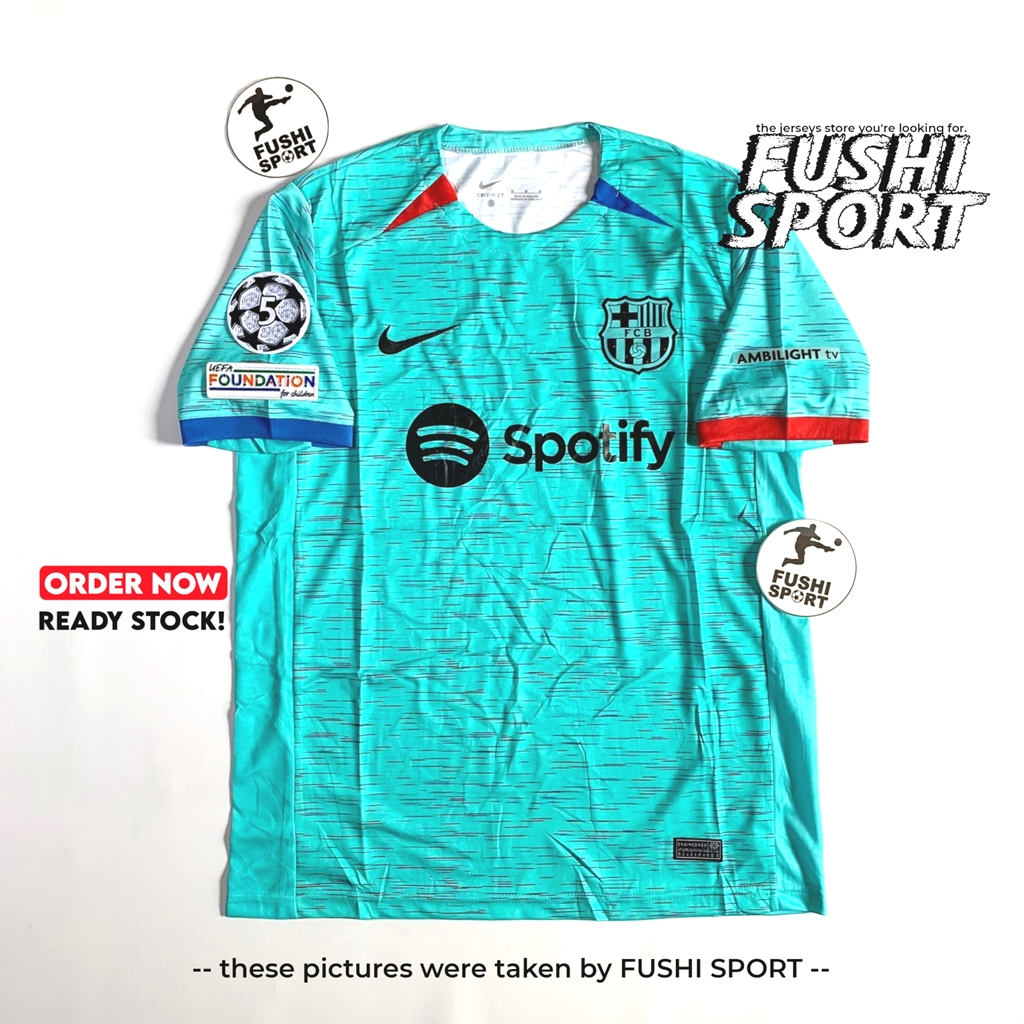 Jual Jersey Baju Bola Barca 3rd Third Full Patch 2023 2024 New Grade