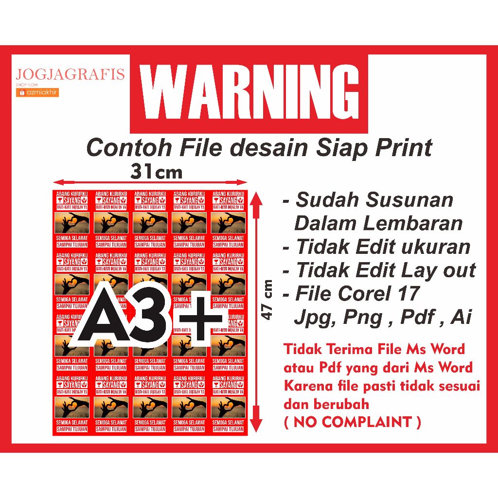 Jual Stiker Label Chromo Print + Laminasi doff / glossy | Shopee Indonesia