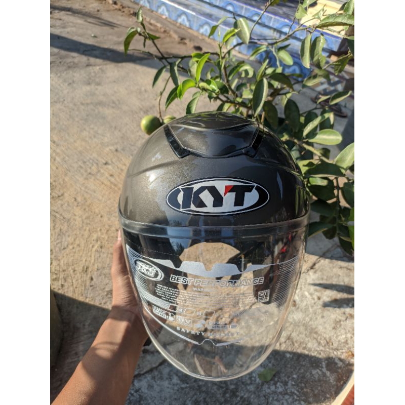 Jual HELM HALFFACE MIRIP KYT KYOTO ORIGINAL / HELM untuk pria & wanita