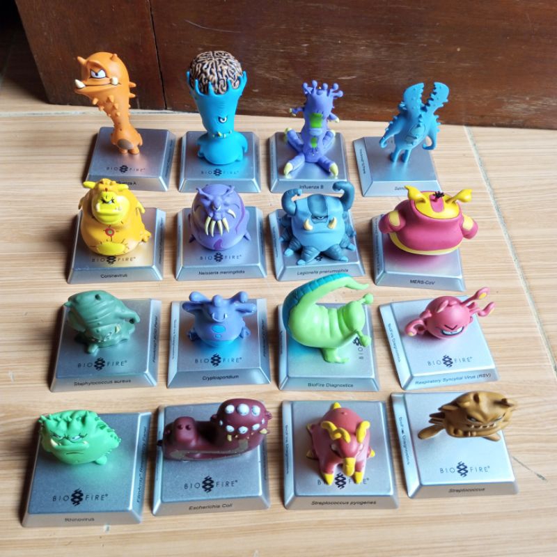 Jual Figures Action Monster Jenis nama Penyakit Bakteri Virus Infeksi ...