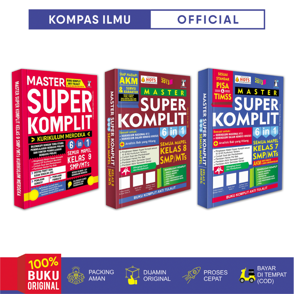 Jual Buku Rangkuman Master Super Komplit SMP/MTs | Shopee Indonesia