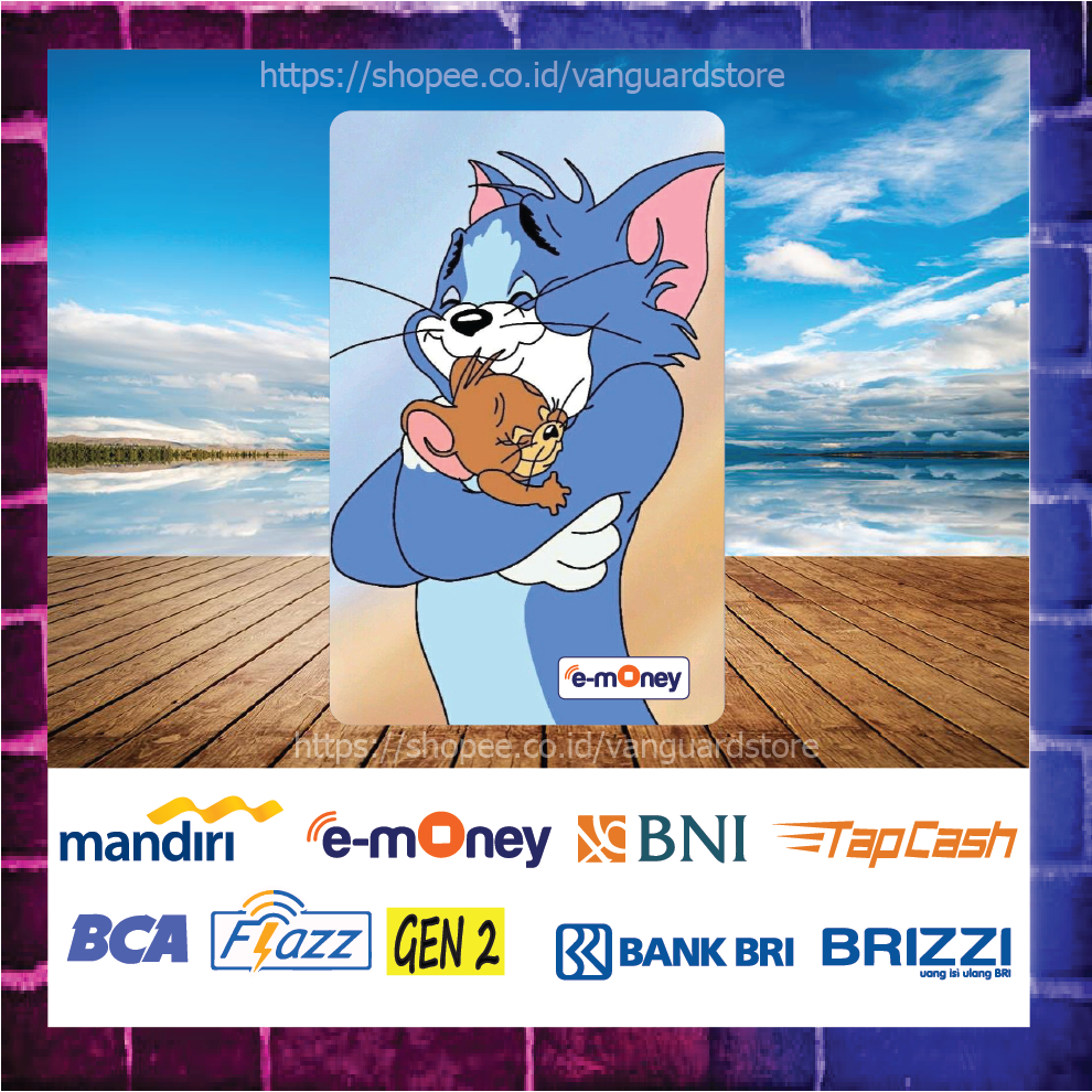 Jual KARTU E MONEY E TOLL KARTUN TOM AND JERY CUTE EMONEY MANDIRI FLAZZ ...