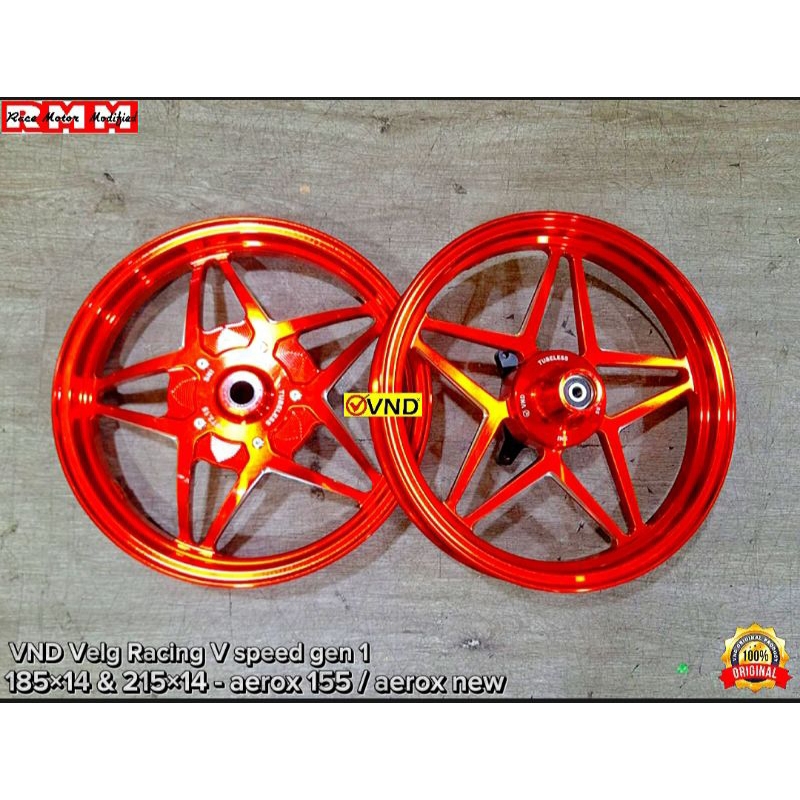 Jual VND RACING VELG V speed gen 1 185×14 & 215×14 aerox 155 / aerox ...