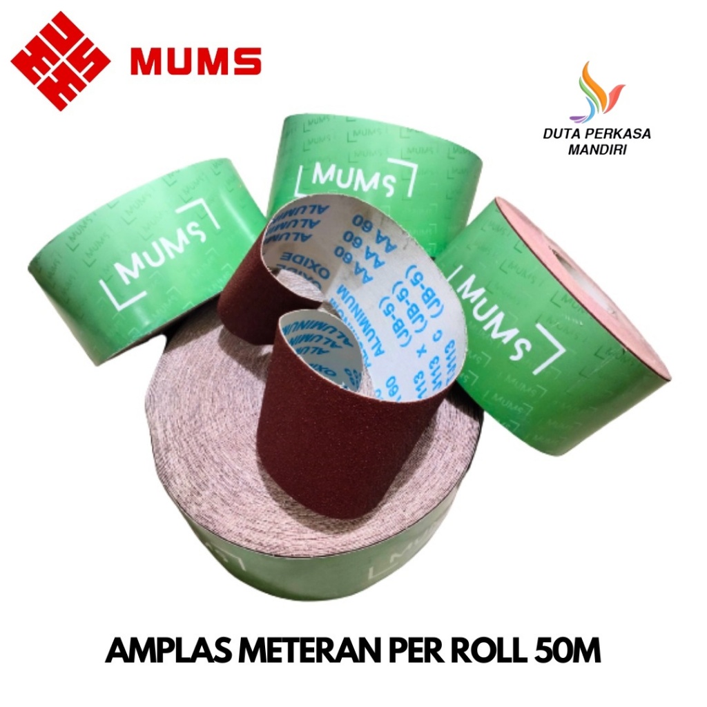 Jual Dpm Amplas Meteran Per Rol Roll Grit Kayu Tembok Besi X