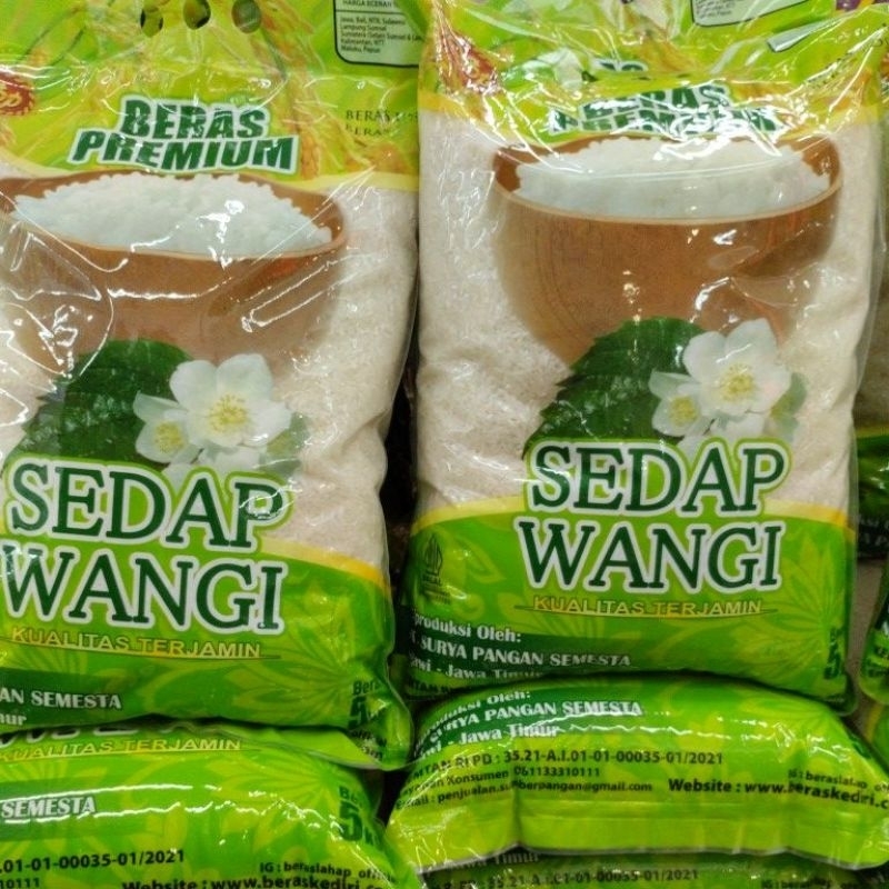 Jual Beras Premium Sedap Wangi 5kg Shopee Indonesia 7586