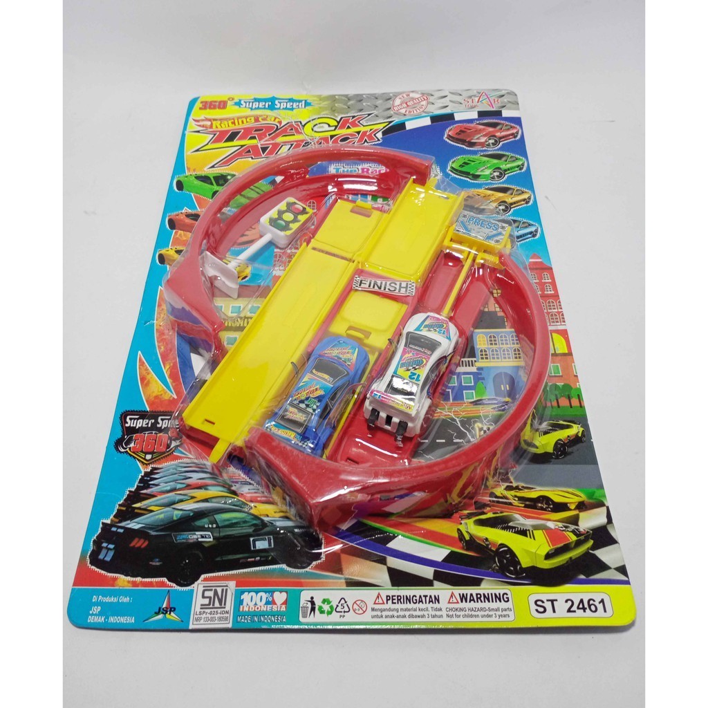 Jual mainan mobil track attack // Mainan Track Racing Car mobil balap ...