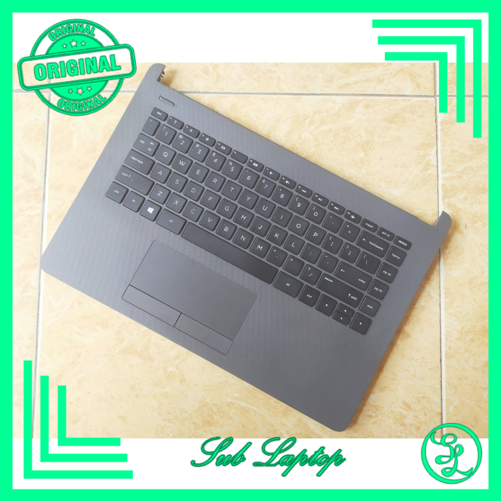 Jual Frame Keyboard Normal Topcase Palmrest Laptop HP 14 BS BW G6 240 ...