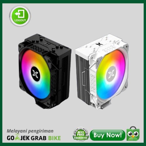 Jual xagatek air killer s black arctic cpu cooler shopee indonesia