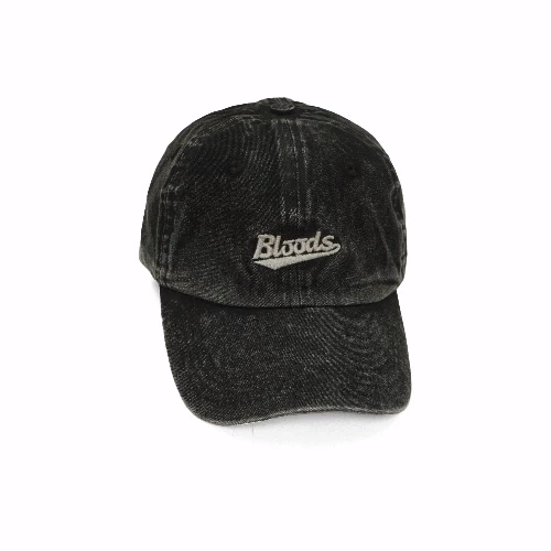 Topi Baseball Pria Hitam Premium Katun Twill Bordir Adjustable foto 3