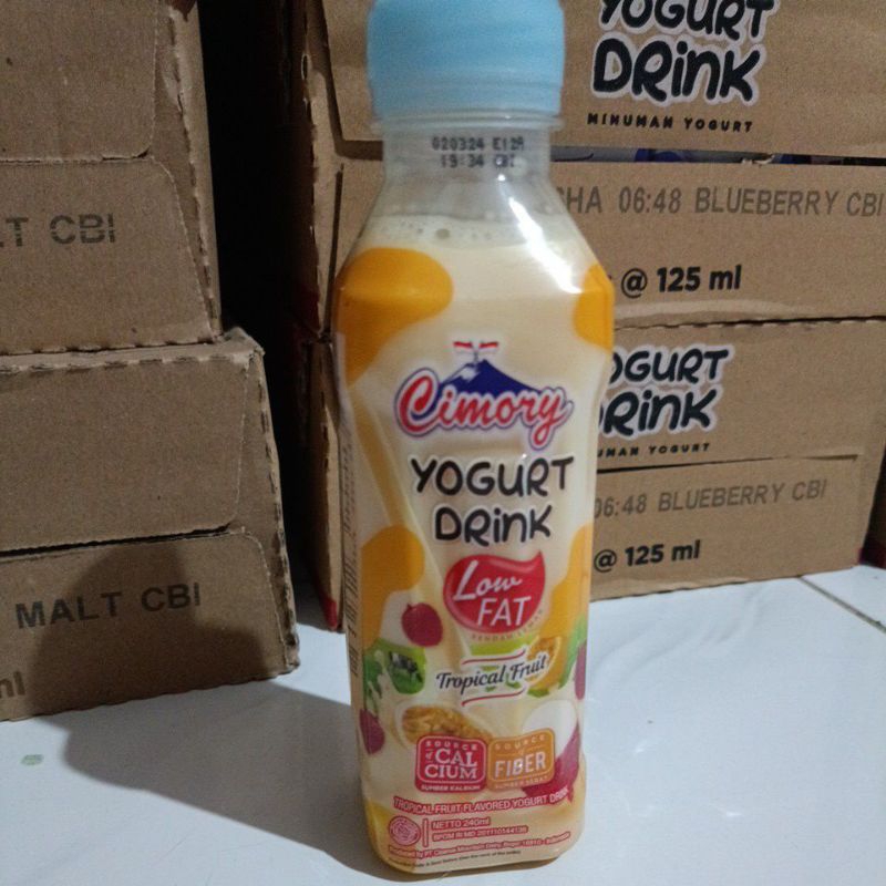 Jual Cimory yogurt drink 250 ml tropical fruit low fat Shopee Indonesia