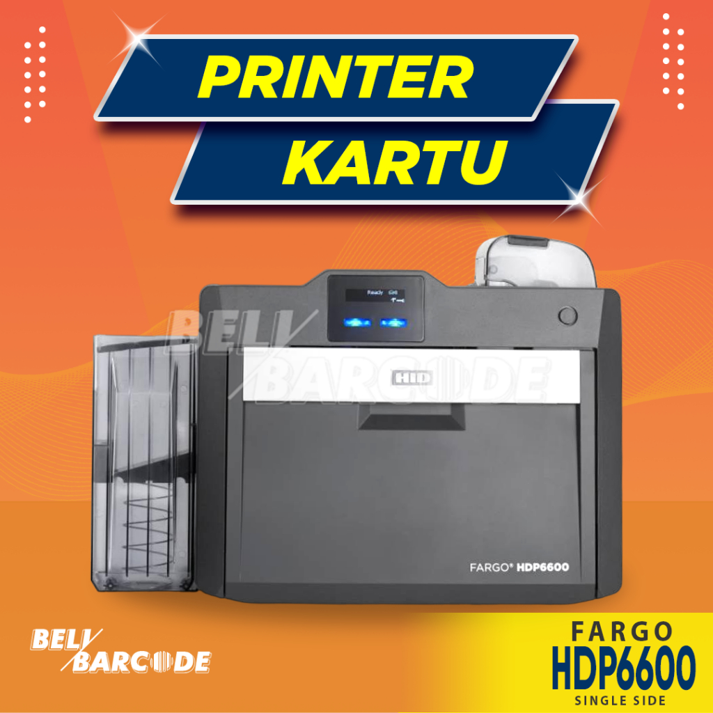 Jual HID Fargo HDP6600 Printer ID Card Cetak Kartu PVC Satu Sisi HDP
