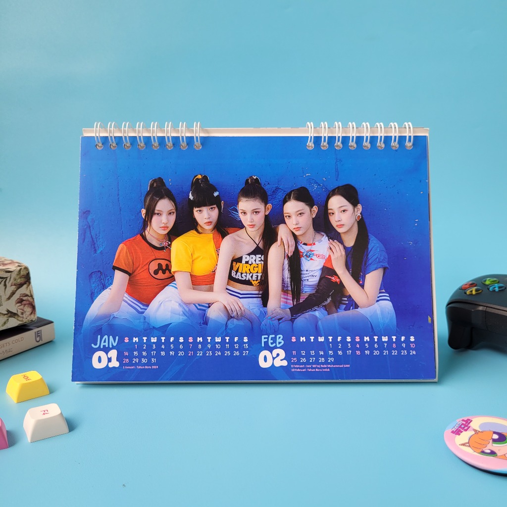 Jual KALENDER MEJA NEWJEANS 2024 Shopee Indonesia