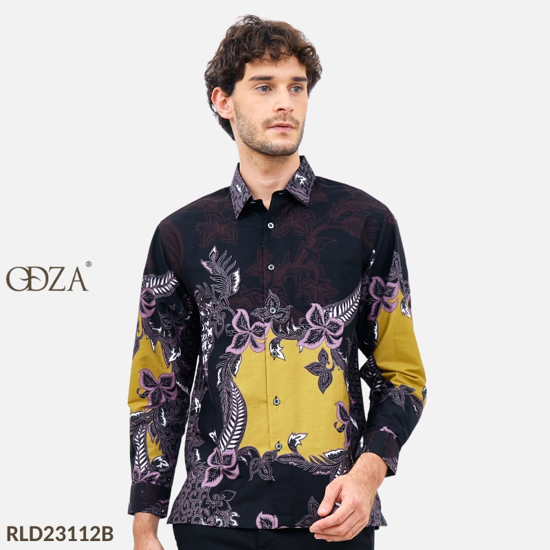 Jual Odza Kemeja Pria Batik Solo Baju Pria Lengan Panjang Modern Model ...