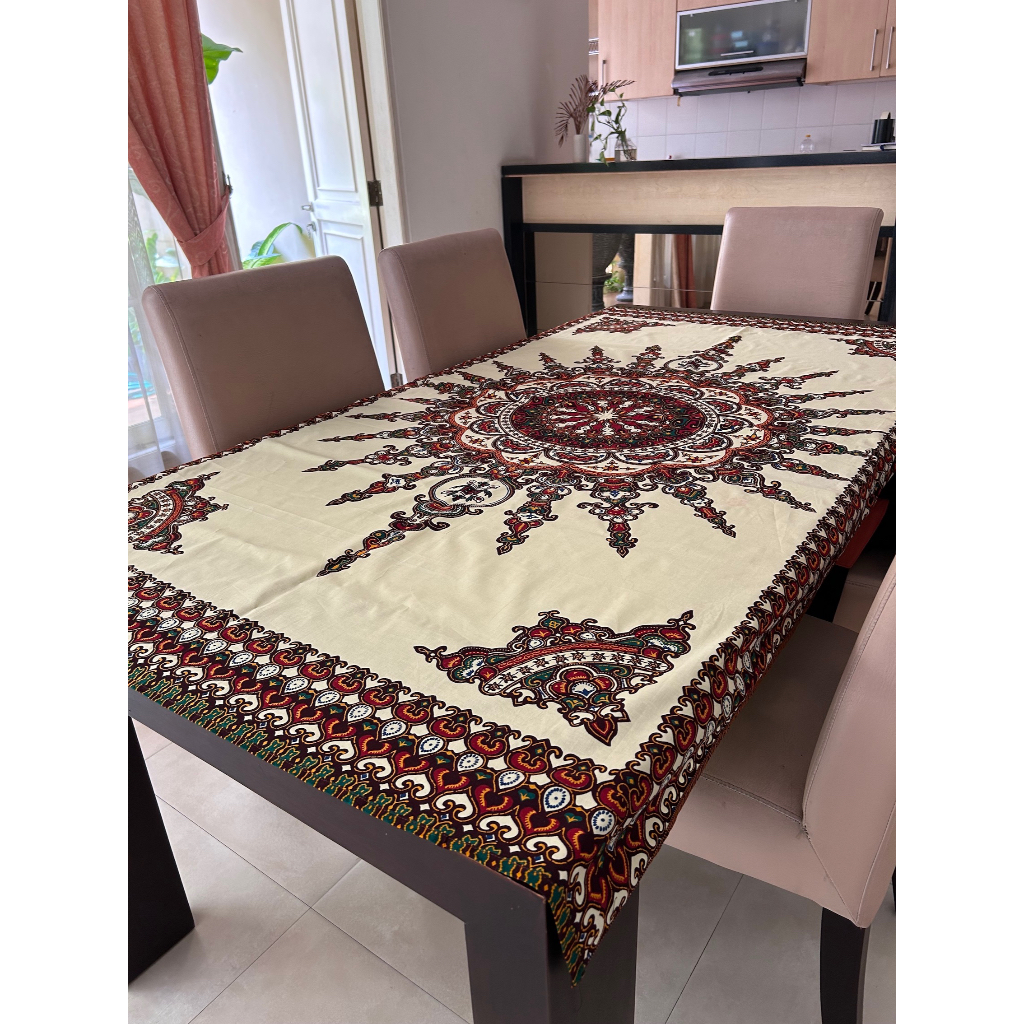 Jual Taplak Batik Meja Makan Besar Persegi | Shopee Indonesia