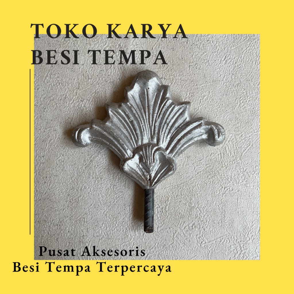 Jual Ornamen Pagar Besi Tulip T-101 / Ornamen Pagar Besi Aluminium