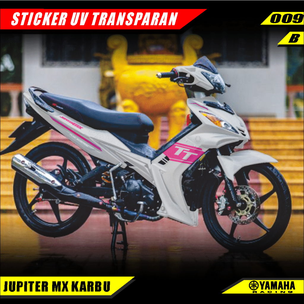Jual STICKER STRIPING TRANSPARAN YAMAHA JUPITER MX KARBU VARIASI LIST