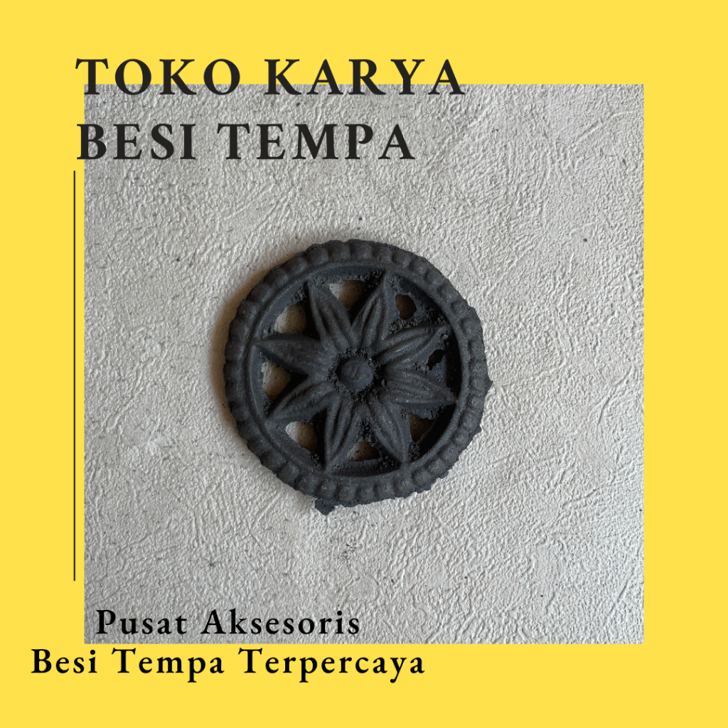 Jual Ornamen Pagar Besi Cor 118 / Ornamen Besi Tempa / Ornamen Pagar