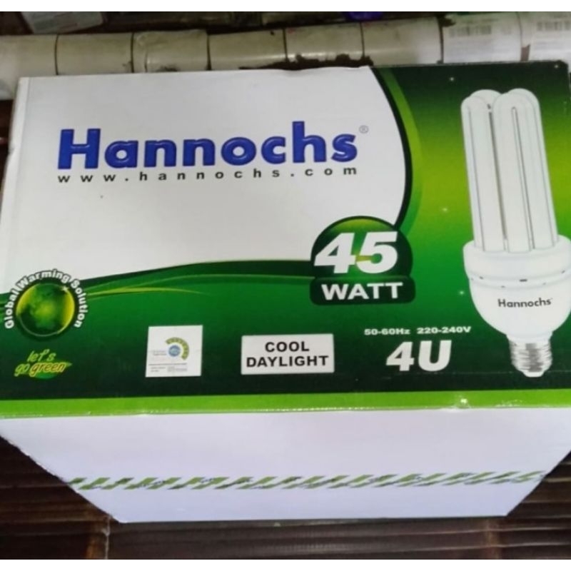 Jual Lampu Hannochs 45 Wat Putih 1 Dus Isi 25 Pcs | Shopee Indonesia