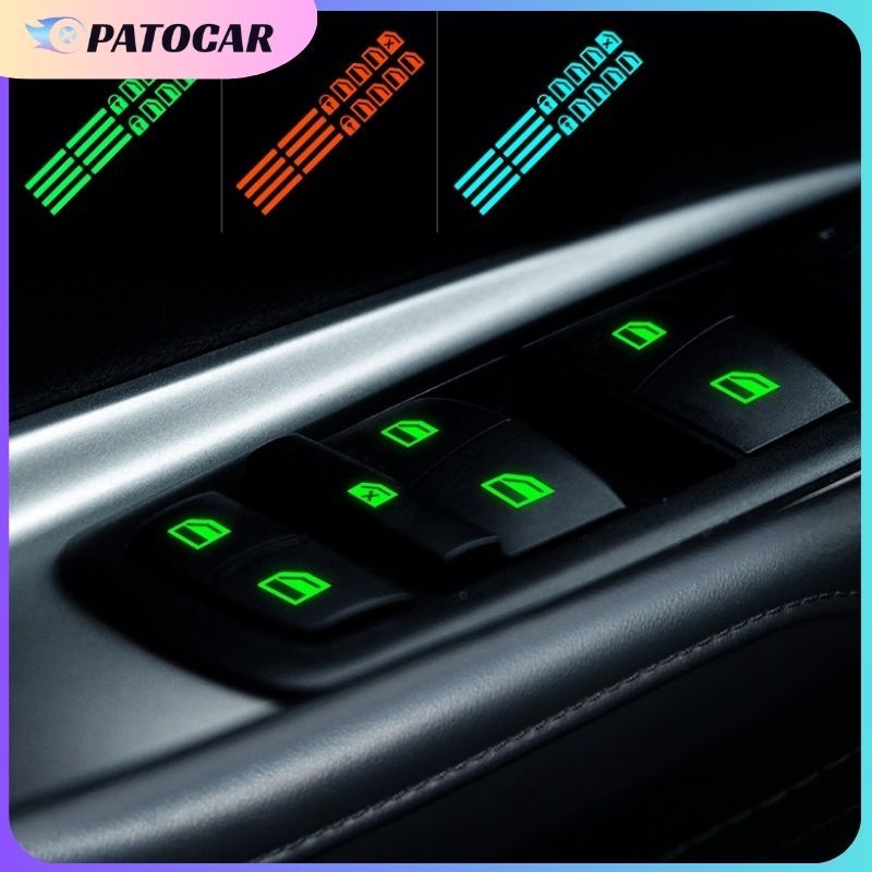 Jual Patocar Pcs Stiker Tombol Mobil Luminous Sticker Set Saklar