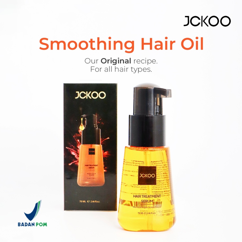 Jual JCKOO Hair Smooth Oil Serum Vitamin Rambut Kusut Kering Bercabang ...