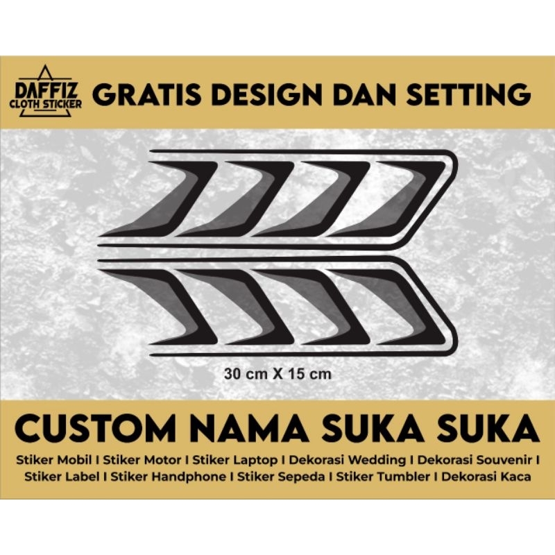 Jual STIKER AIR FLOW VINYL EXILO 30cmx15cm | Shopee Indonesia