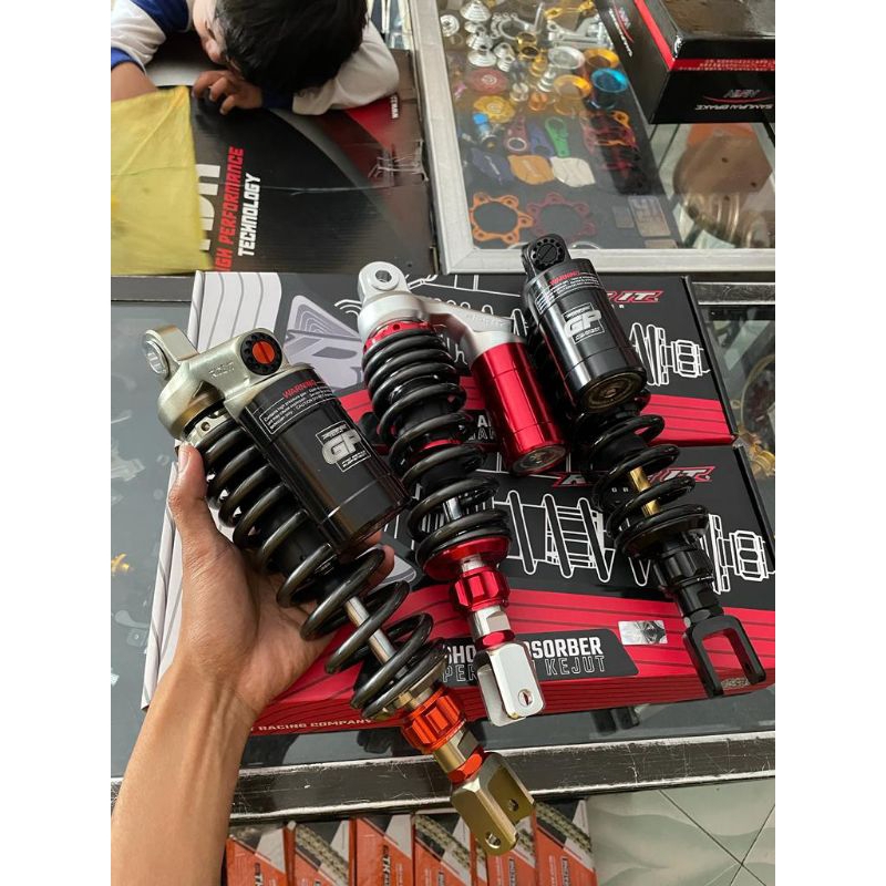 Jual Shock Rideit gp Ride it tipe 299 matic 310mm / 330mm klick fungsi ...