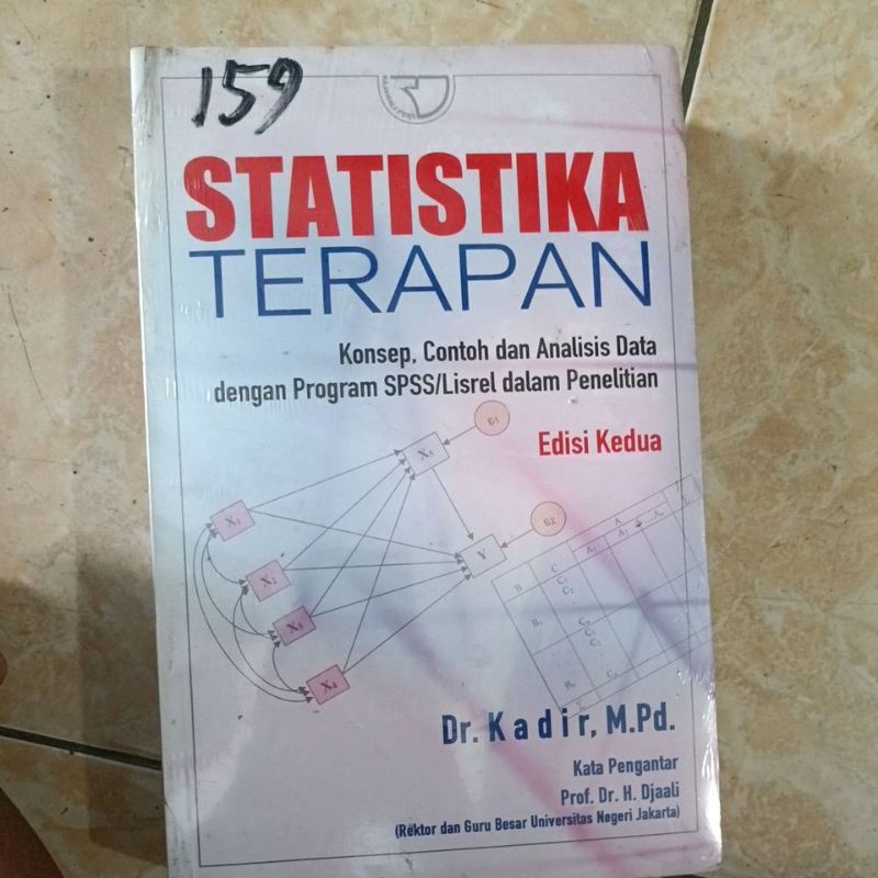 Jual Buku Statistika Terapan Konsep Contoh Dan Analisis Data Dengan