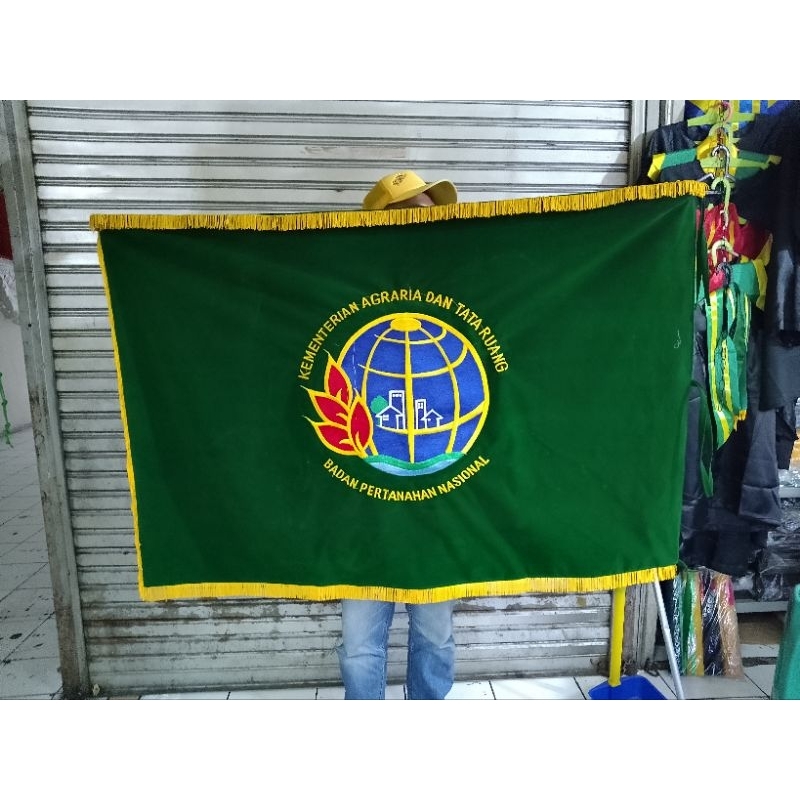 Jual Bendera Pataka Bordir Custom. BPN | Shopee Indonesia