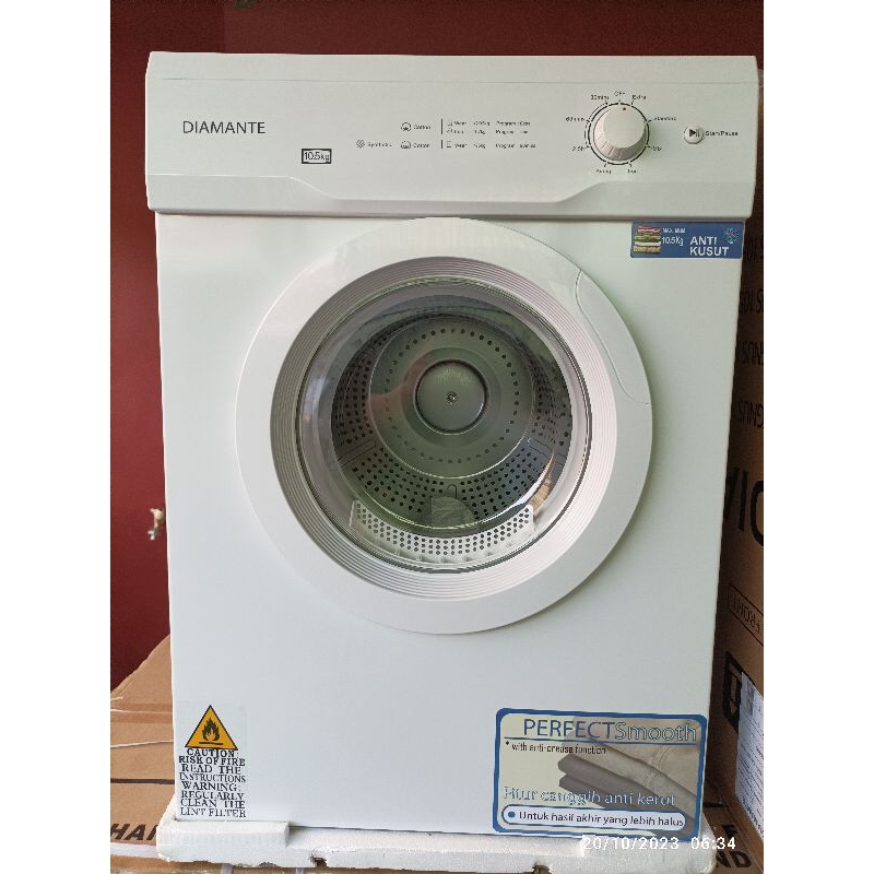 Jual Dryer Diamante 10,5kg konversi gas double selenoid dan 2