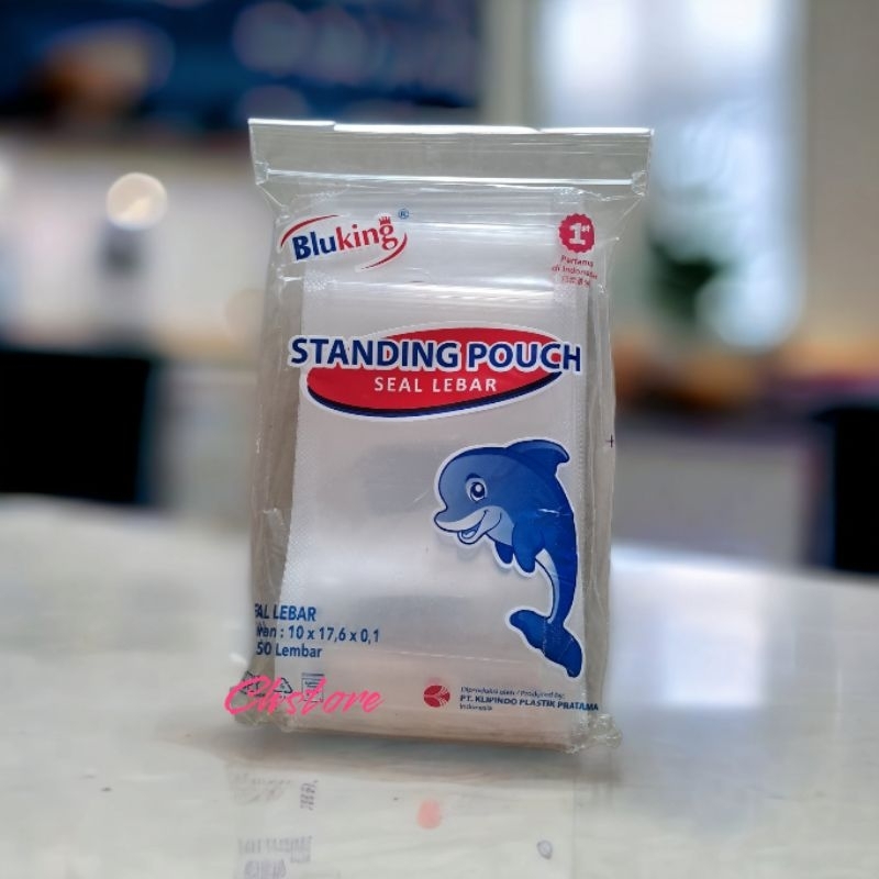 Jual 1 Pack Plastik Standing Pouch Ziplock 10 X 17 6cm Isi 50 Pcs