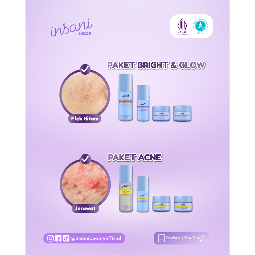 Jual Satuan Acne Spot Insani Skincare Satuan Day Cream Acne Insani