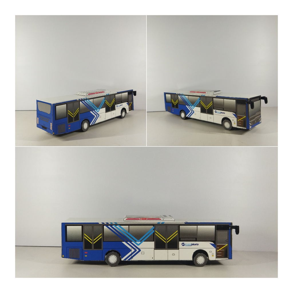 Jual Miniatur Trans Jakarta Biru Metro | Shopee Indonesia