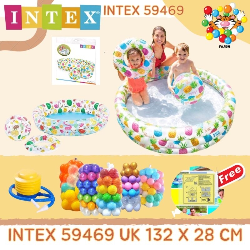 Jual Kolam Renang Anak Dan Bayi Bestway 51009 Uk 122 X 25cm - Paket ...