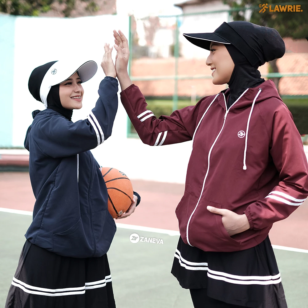 Jaket Olahraga Zaneva Lawrie - Modis, Simple, dan Adem untuk Gaya Sporty Terbaru