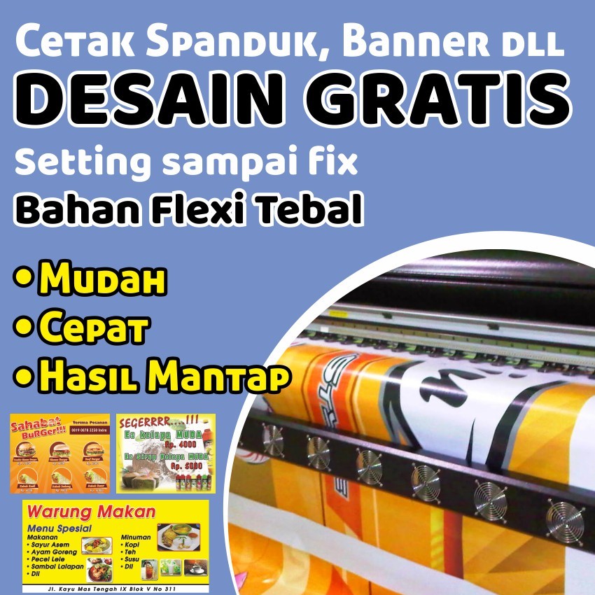 Jual Digital Printing Flexi Frontlite China 280gsm Banner Spanduk ...