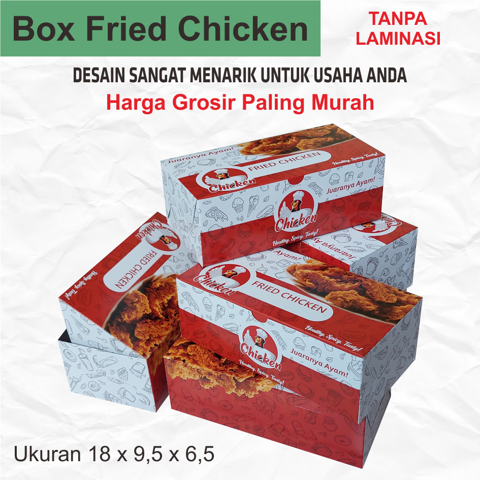 Jual Box Fried Chicken Dus Fried Chicken Kardus Fried Chicken Box