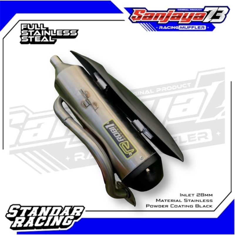 Jual Knalpot ROB1 Racing vario125 vario150 Beat Fi ESP Beat new Scoopy ...