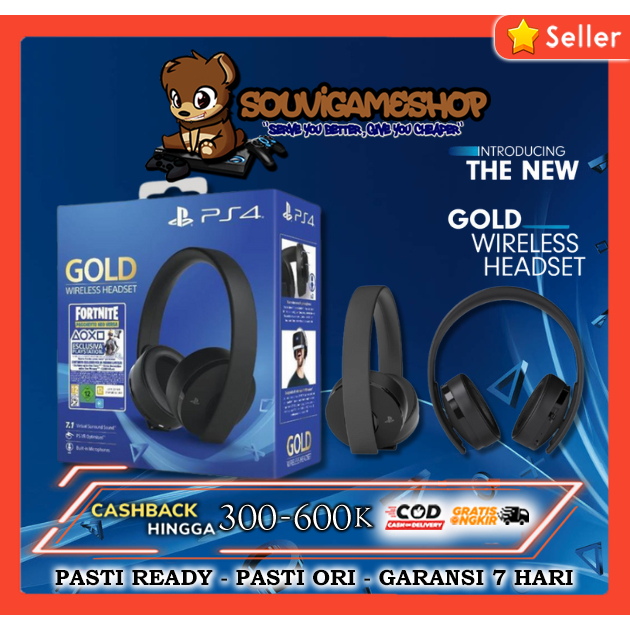 Amazon Playstation Ps4 Gold Wireless Headset Fortnite Ps4 Gold