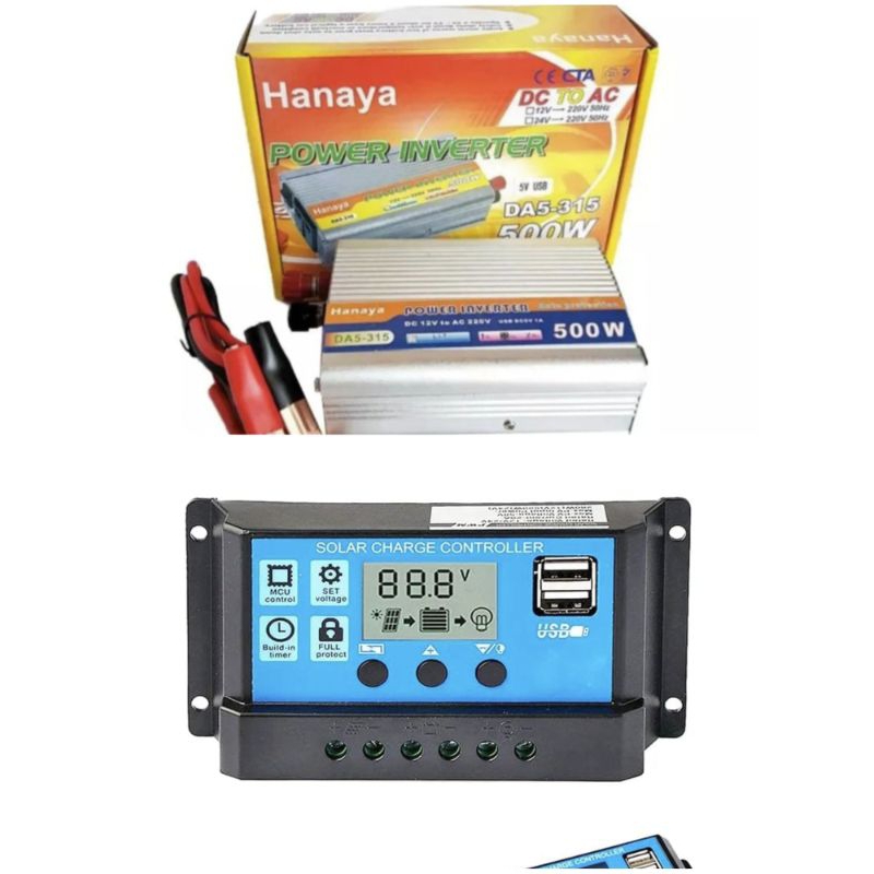 Jual Power Inventer DC TO AC 500 Watt Dan Controller | Shopee Indonesia