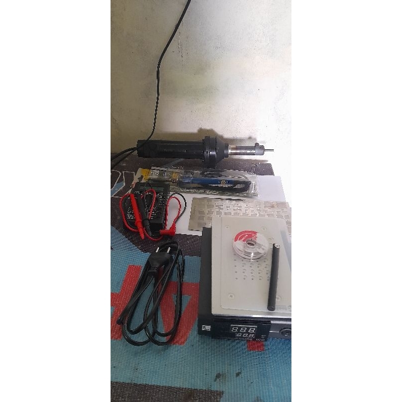 Jual Solder Blower uap portabel + Separator LCD + Cetakan IC Second