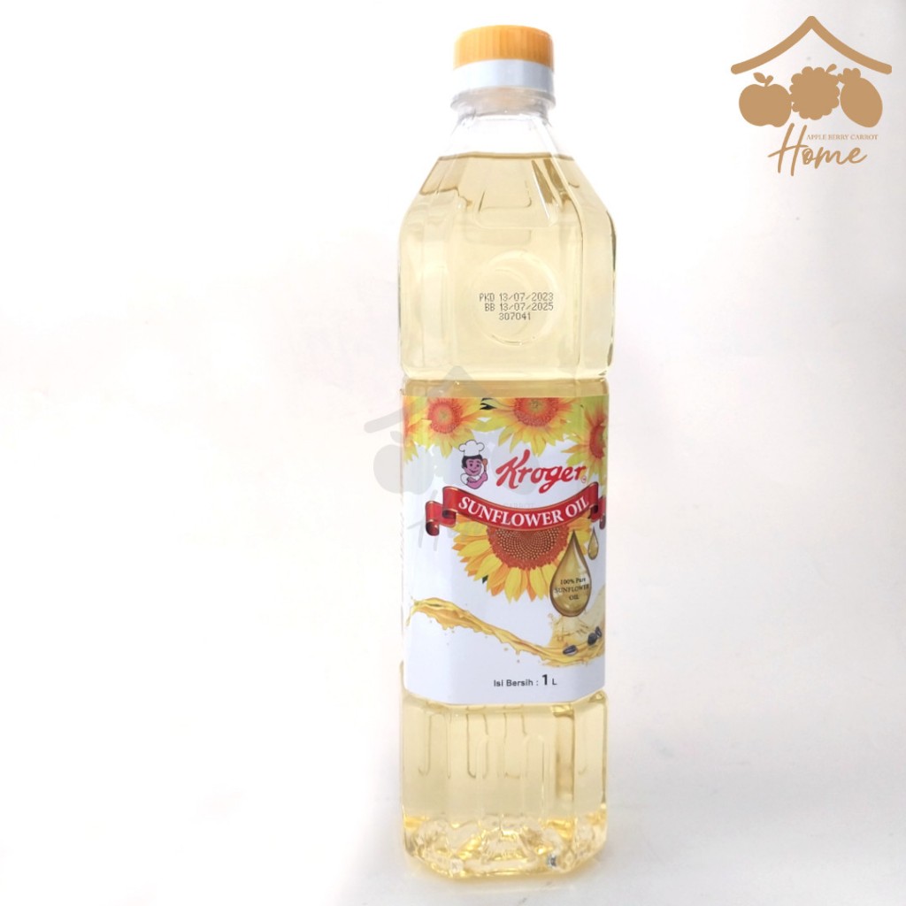 Jual Kroger Sunflower Oil 1lt minyak Bunga matahari 100 1000ml 1 Liter