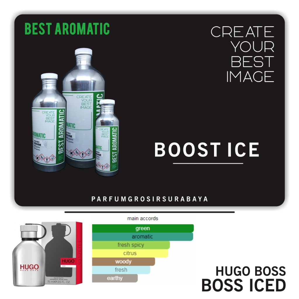 Jual Bibit Parfum Boost Ice Hvgo Boss Iced Best Aromatic Shopee Indonesia